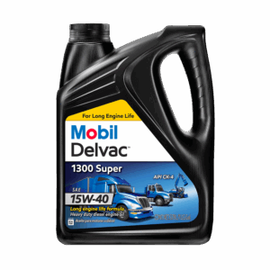 Mobil Delvac 1300 Super Heavy Duty Synthetic Blend Diesel Engine Oil 15W-40, 1 gal