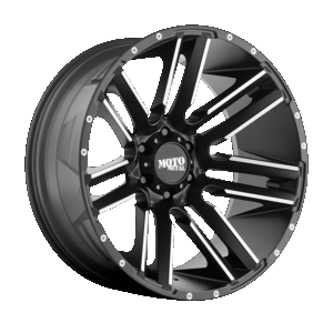 MOTO METAL® - MO978 RAZOR Satin Black with Machined Spokes