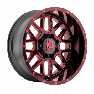 XD SERIES® - XD820 GRENADE Satin Black Milled with Red Clear Coat