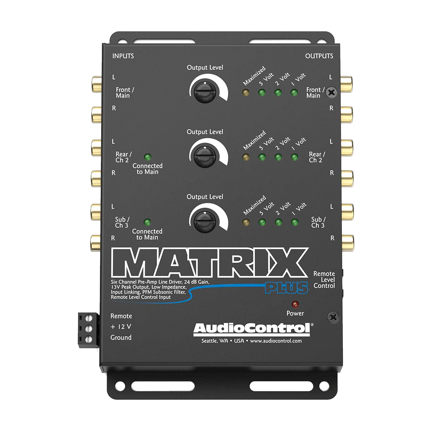 Audio Control® - Matrix Plus 6-Channel Line Driver