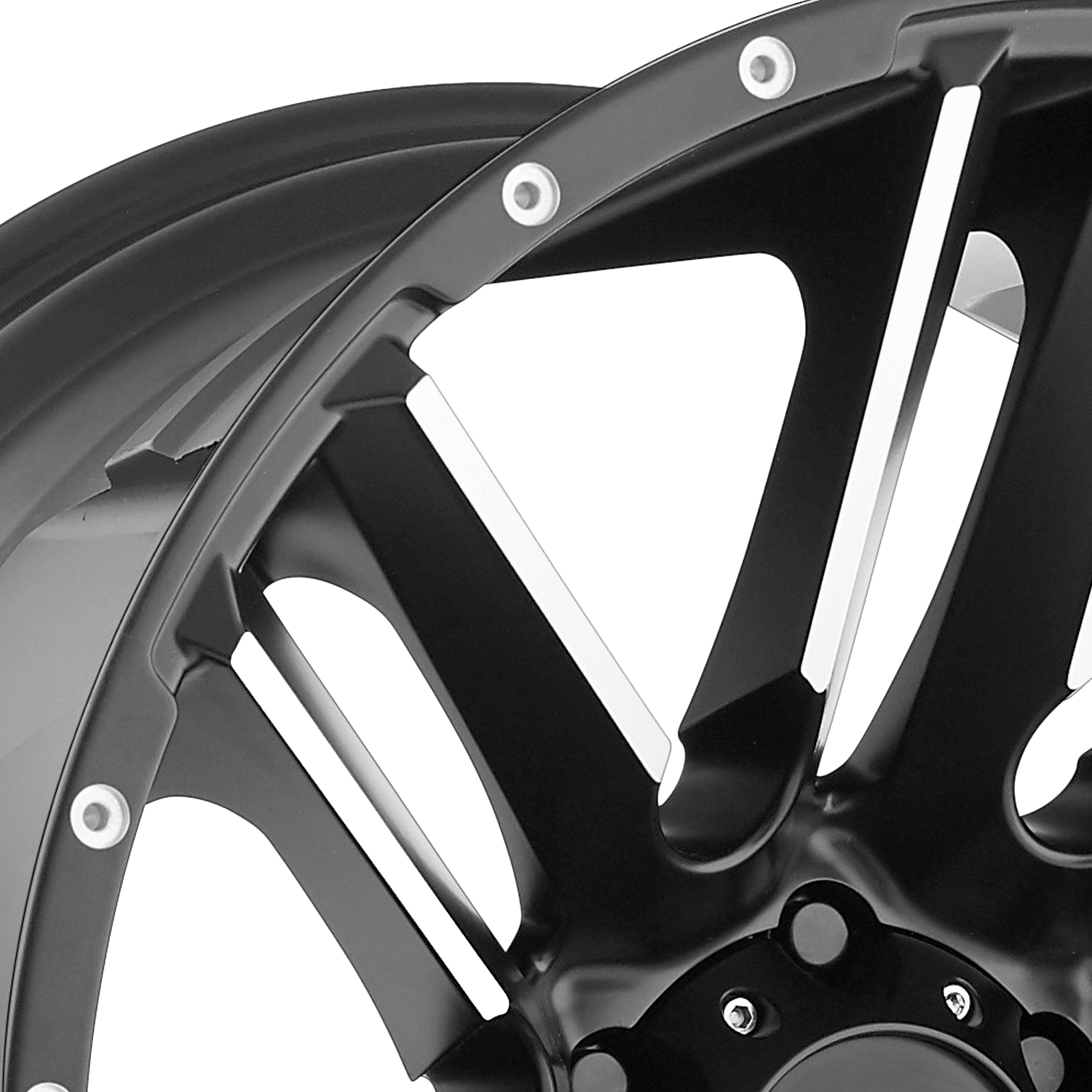 MOTO METAL® - MO978 RAZOR Satin Black with Machined Spokes - Image 2